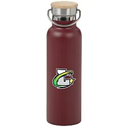Accord Vacuum Bottle with Wood Lid - 21 oz. - Full Color