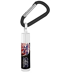 Holiday Lip Balm with Carabiner - Fireworks - 24 hr
