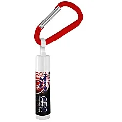 Holiday Lip Balm with Carabiner - Fireworks - 24 hr