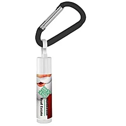 Holiday Lip Balm with Carabiner - Santa - 24 hr