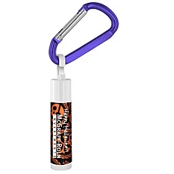 Holiday Lip Balm with Carabiner - Skulls - 24 hr