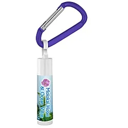 Lip Balm with Carabiner - Beach - 24 hr