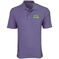 Vansport Pro Eagle Diamond Print Polo - Men's