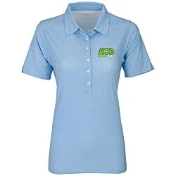 Vansport Pro Eagle Diamond Print Polo - Ladies'