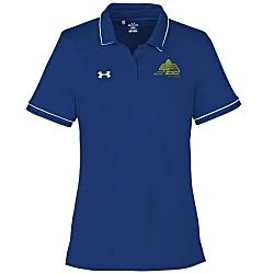 Under Armour Tipped Team Performance Polo - Ladies' - Embroidered