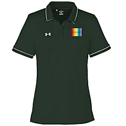 Under Armour Tipped Team Performance Polo - Ladies' - Full Color