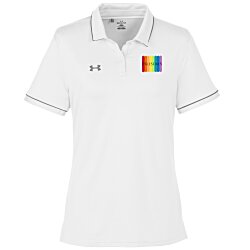 Under Armour Tipped Team Performance Polo - Ladies' - Full Color