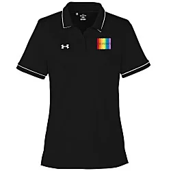 Under Armour Tipped Team Performance Polo - Ladies' - Full Color