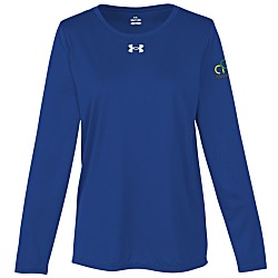 Under Armour Team Tech Long Sleeve T-Shirt - Ladies' - Embroidered