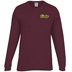 Soft 4.3 oz. Long Sleeve T-Shirt - Embroidered