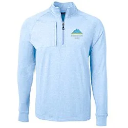 Cutter & Buck Adapt Knit Heather 1/4-Zip Pullover - Men's