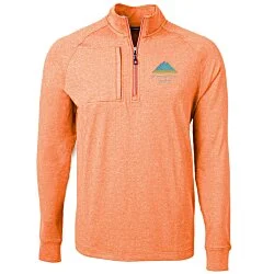 Cutter & Buck Adapt Knit Heather 1/4-Zip Pullover - Men's