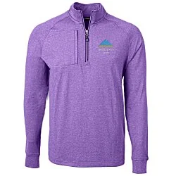 Cutter & Buck Adapt Knit Heather 1/4-Zip Pullover - Men's