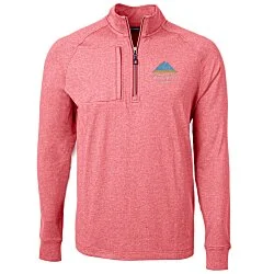 Cutter & Buck Adapt Knit Heather 1/4-Zip Pullover - Men's