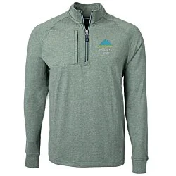Cutter & Buck Adapt Knit Heather 1/4-Zip Pullover - Men's