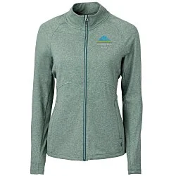 Cutter & Buck Adapt Knit Heather Full-Zip - Ladies'