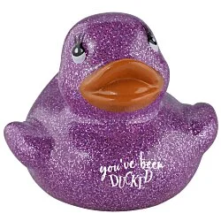 Glitter Rubber Duck