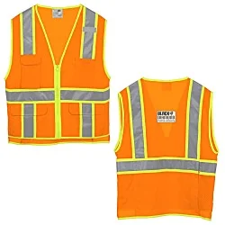 Surveyor Zippered Two-Tone Vest