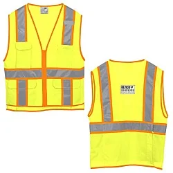 Surveyor Zippered Two-Tone Vest