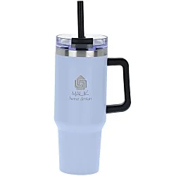 Intrepid Vacuum Mug with Straw - 40 oz. - Laser Engraved