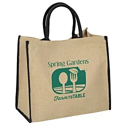 Jute Shopping Tote