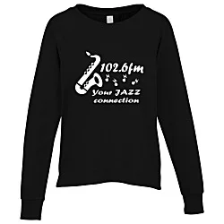 District Lightweight French Terry Crew Pullover - Ladies'
