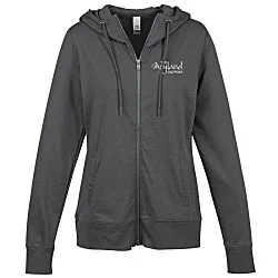 District Lightweight French Terry Full-Zip Hoodie - Ladies'