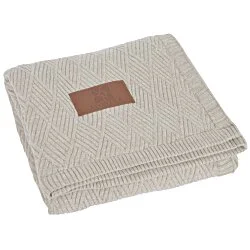 Leeman Trellis Knit Blanket