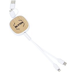 Benny Retractable Duo Charging Cable