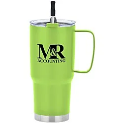 Forest Vacuum Mug with Straw - 30 oz.