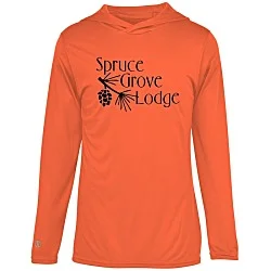 Momentum Solid Long-Sleeve Hooded T-Shirt