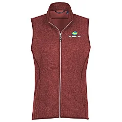 Cutter & Buck Sweater Knit Fleece Vest - Ladies'