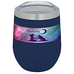 Corzo Vacuum Insulated Wine Cup - 12 oz. - Full Color