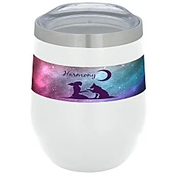 Corzo Vacuum Insulated Wine Cup - 12 oz. - Full Color