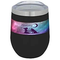 Corzo Vacuum Insulated Wine Cup - 12 oz. - Full Color