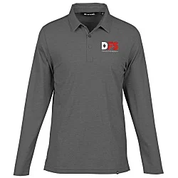 TravisMathew Oceanside Heather Long Sleeve Polo
