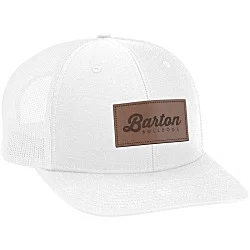 Richardson Trucker Snapback Cap - Laser Engraved Patch