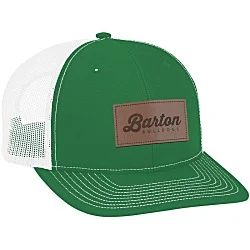 Richardson Trucker Snapback Cap - Laser Engraved Patch