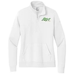 Nike Club Fleece Sleeve Swoosh 1/2-Zip Pullover - Ladies'