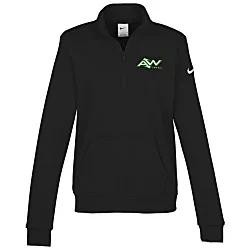 Nike Club Fleece Sleeve Swoosh 1/2-Zip Pullover - Ladies'