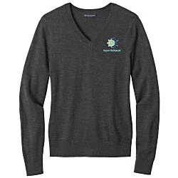 Brooks Brothers Washable Merino V-Neck Sweater - Ladies'
