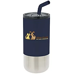 Lagom Tumbler with Stainless Straw - 16 oz. - Full Color