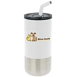 Lagom Tumbler with Stainless Straw - 16 oz. - Full Color