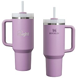 Stanley Quencher H2.0 FlowState Vacuum Mug with Straw - 40 oz. - Laser Engraved