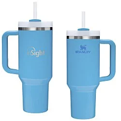 Stanley Quencher H2.0 FlowState Vacuum Mug with Straw - 40 oz. - Laser Engraved