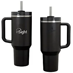 Stanley Quencher H2.0 FlowState Vacuum Mug with Straw - 40 oz. - Laser Engraved