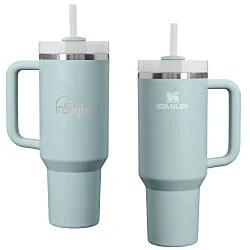 Stanley Quencher H2.0 FlowState Vacuum Mug with Straw - 40 oz. - Laser Engraved