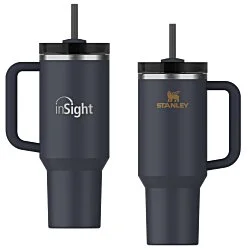 Stanley Quencher H2.0 FlowState Vacuum Mug with Straw - 40 oz. - Laser Engraved