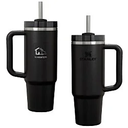 Stanley Quencher H2.0 FlowState Vacuum Mug with Straw - 30 oz. - Laser Engraved