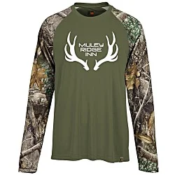 Realtree Colorblock Performance Long Sleeve T-Shirt